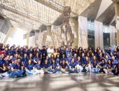 وزيرة الهجرة تزور المتحف المصرى الكبير بصحبة وفد من ملتقى "لوجوس الثالث"