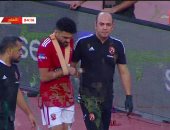 عبد الفتاح يخرج مصابا في الظهور الأخير لأبو عبلة مع الأهلي أمام المصري
