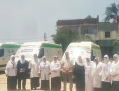 حياة كريمة ببنى سويف: الكشف وتوفير العلاج لـ1568 شخصا فى قرية على حمودة