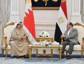 الرئيس السيسى يبحث مع عاهل البحرين فى مدينة العلمين العلاقات بين البلدين