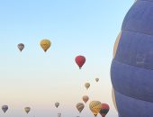 سماء الأقصر تشهد عودة رحلات البالون الطائر بخروج 38 رحلة تقل 800 سائح