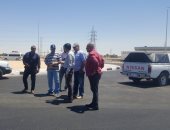 محافظ شمال سيناء يتفقد عددا من المشروعات التنموية فى مدينة العريش