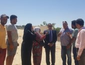 محافظ شمال سيناء يتفقد تقسيم الريسة الجديد المخصص لأهالي توسعات ميناء العريش