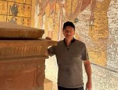 المدرب البرازيلى دونجا يستمتع بالحضارة المصرية القديمة فى الأقصر.. صور