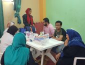 جامعة بنها تنظم قافلة طبية بقرية كفر عابد فى مركز طوخ ضمن مبادرة "احنا معاك"