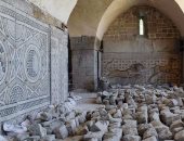 سوريا تبدا فى أعمال ترميم وتأهيل المتحف الوطنى فى مدينة "معرة النعمان" بريف إدلب