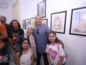 افتتاح معرض لرسوم الأطفال فى مكتبة مصر العامة بالدقى.. صور