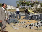 جولة لرئيس جامعة حلوان لمتابعة البنية التحتية واستعدادات أسبوع شباب الجامعات