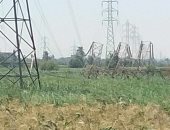 سقوط 7 أبراج كهرباء بنجع حمادي في قنا وفصل التيار عن عدد من المناطق