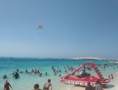 أجواء رائعة على شواطئ مطروح والساحل الشمالي والحرارة تسجل 31 درجة نهارًا