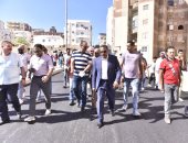 محافظ مطروح يتفقد أعمال رصف الشوارع الداخلية بالمدينة.. صور   