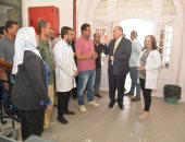 محافظ أسيوط يتفقد أقسام مستشفى الرمد لمتابعة سير العمل