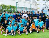 باهر المحمدى يودع زملاءه بالإسماعيلى فى مران اليوم بعد رحيله للمصرى.. صور