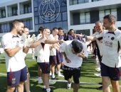 باريس سان جيرمان يودع نيمار في مران اليوم.. فيديو