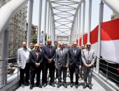البنك الأهلي المصري يفتتح كوبري المشاة الجديد بمنطقة الدقي 