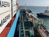 أول عملية من نوعها.. نجاح تموين سفينة حاويات بالوقود الأخضر فى ميناء شرق بورسعيد "فيديو"