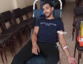 حملة للتبرع بالدم فى قرية بكفر الشيخ ضمن مبادرة "20 دقيقة تنقذ حياة"