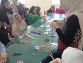 "شباب كفر الشيخ" تنظم ورشة تدريب الفتيات على تصميم الإكسسوارات والحلى