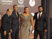 محمد رمضان ومحمد سامى وهالة صدقى وعصام السقا وإيمان العاصى فى مهرجان الدراما