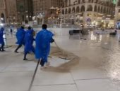 تراجع عاصفة مكة المكرمة .. واستمرار هطول الامطار الرعدية .. فيديو 