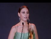 منة شلبى: ممتنة إنى بتكرم وسط نجوم كبار ومن مهرجان الدراما فى بلدى