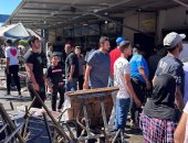 إصابة 3 أشخاص في حريق داخل سوق الأسماك الحضاري ببورسعيد