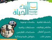 مؤسسة حياة كريمة تطلق مبادرة "أنت الحياة" بمركز الحامول فى كفر الشيخ.. صور