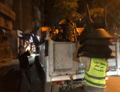 تشميع كافيهات بدون تراخيص ورفع 654 حالة إشغال بالدقى