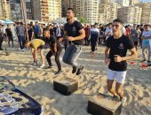 انطلاق مهرجان اللياقة البدنية على شواطئ الإسكندرية بـ 1000 مشارك