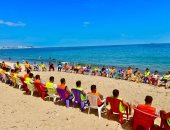 صور.. رحلات صيفية بشواطئ المحافظات الساحلية للمتعافين بمراكز صندوق مكافحة الإدمان 