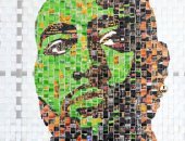 نيجيرى يصمم لوحات فنية رائعة من النفايات.. رغم منع إعادة التدوير "صور"