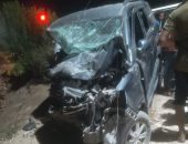 إصابة طبيبين و3 آخرين فى حادث انقلاب سيارة على الصحراوى الشرقى بسوهاج