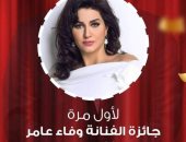 وفاء عامر: سعيدة بوجود جائزة في مهرجان المسرح العربى تحمل اسمي