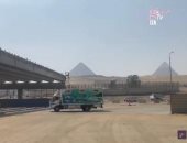 ممشى سياحى يربط الأهرامات بالمتحف المصرى الكبير.. يضم مطاعم وبازارات "فيديو"