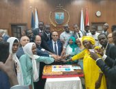 جامعة الإسكندرية تكرم طلاب فرعها بدولة تشاد فى ختام البرنامج التدريبى 