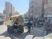 رفع المخلفات بترسا وصيانة للصرف بأبو النمرس وإزالة الإشغالات باللبينى فى الجيزة