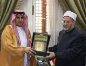 مفتى الجمهورية يستقبل مندوب السعودية الدائم بجامعة الدول العربية