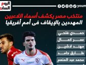 11 لاعبا فى منتخب مصر مهددون بالإيقاف فى أمم أفريقيا.. إنفوجراف