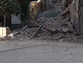 سقوط أجزاء من عقار بحي جمرك الإسكندرية دون إصابات