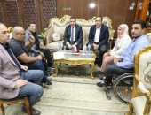 محافظ المنوفية يلتقى أعضاء مجلس إدارة نادى الوحدة لذوى الهمم بشبراباص