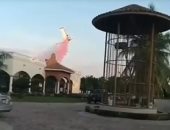 تحطم طائرة يفسد حفلا لكشف جنس الجنين فى المكسيك.. فيديو