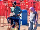 تداول صور لـ محمد صلاح فى شوارع لندن بصحبة أسرته