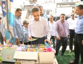 محافظ الغربية يتفقد تجهيز معرض أهلا مدارس بطنطا