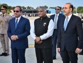حساب مجموعة العشرين على "إكس" ينشر صورا لوصول الرئيس السيسي إلى الهند