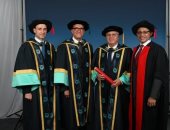 جامعة إيست لندن تمنح الدكتوراة الفخرية لوزير التعليم العالى تقديرًا لتاريخه العلمى