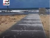 "قادرون بلاج" بدمياط.. أول شاطئ متكامل الخدمات لذوى الهمم (فيديو)