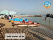 استقرار حالة البحر ورفع الراية الخضراء على جميع شواطئ الإسكندرية