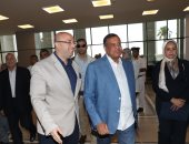  محافظ بنى سويف يستقبل وزير التنمية المحلية فى مستهل زيارته للمحافظة