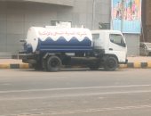 انتشار سيارات الصرف الصحى فى شوارع الإسكندرية للتعامل مع إعصار دانيال.. صور