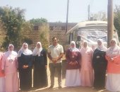 حياة كريمة ببنى سويف: الكشف وتوفير العلاج لـ1311 حالة بقافلة مجانية بقرية التضامن
